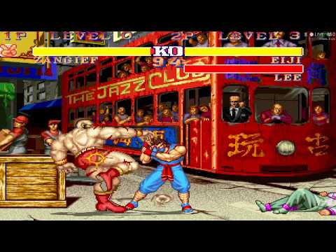 Street Fighter II Deluxe II - Zanguief vs Team