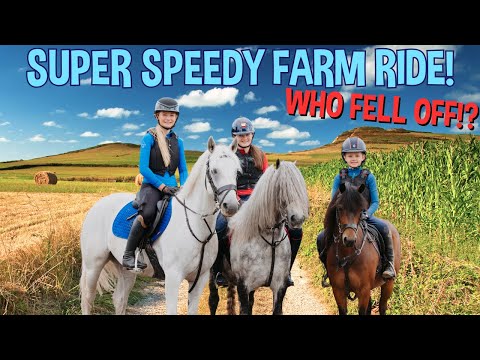 SUPER SPEEDY FARM RIDE! WHO FELL OFF!?