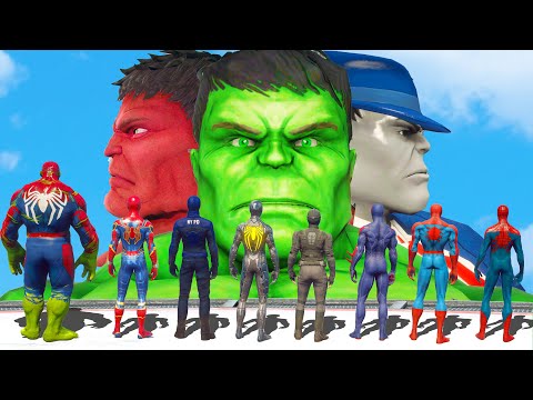 Team HULK ARMY VS Team Spider Man Peter Parker - Epic Battle Superheroes War