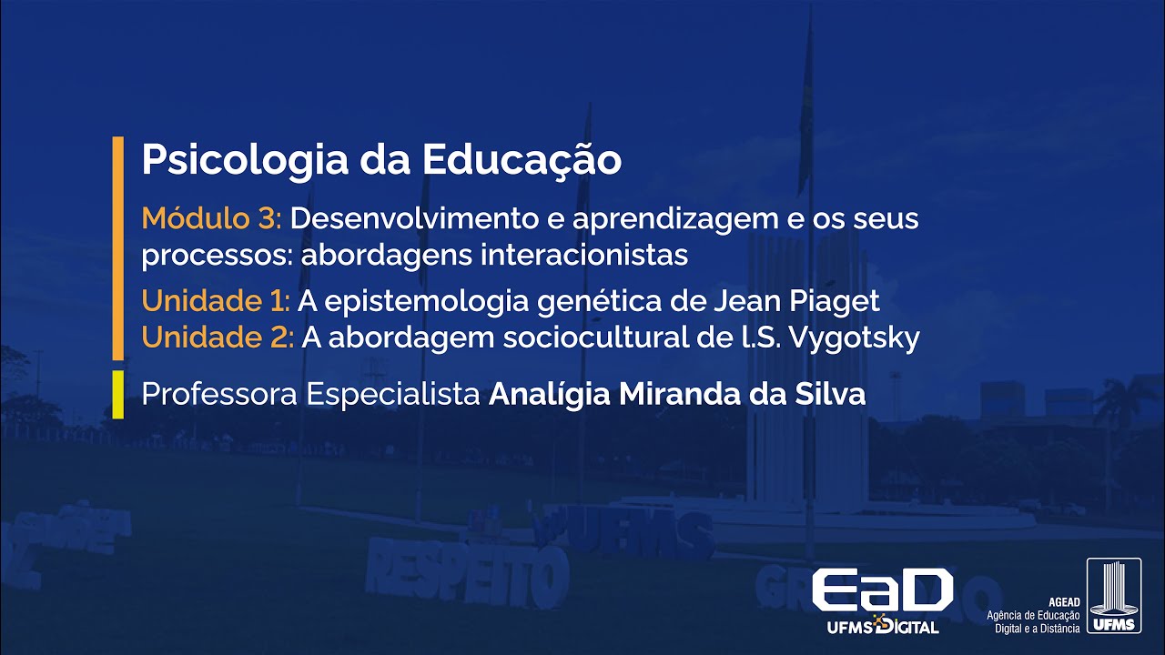 [UFMS Digital] Psicologia da Educação - Módulo 3