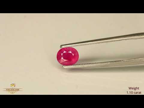 African Ruby 1.10ct. (Super Premium) video