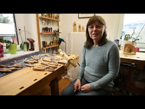 Holzbildhauerin Silvia Kalbe, Schneeberg