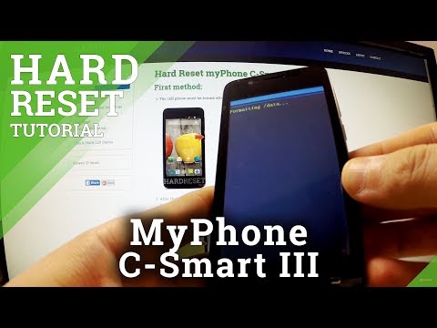 Hard Reset MyPhone C-Smart III - bypass pattern protection
