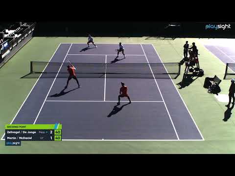 Daniel De Jonge/Tim Zeitvogel v Andres Martin/Marcus McDaniel - PEPP v GT - 30.01.23 (incomplete)