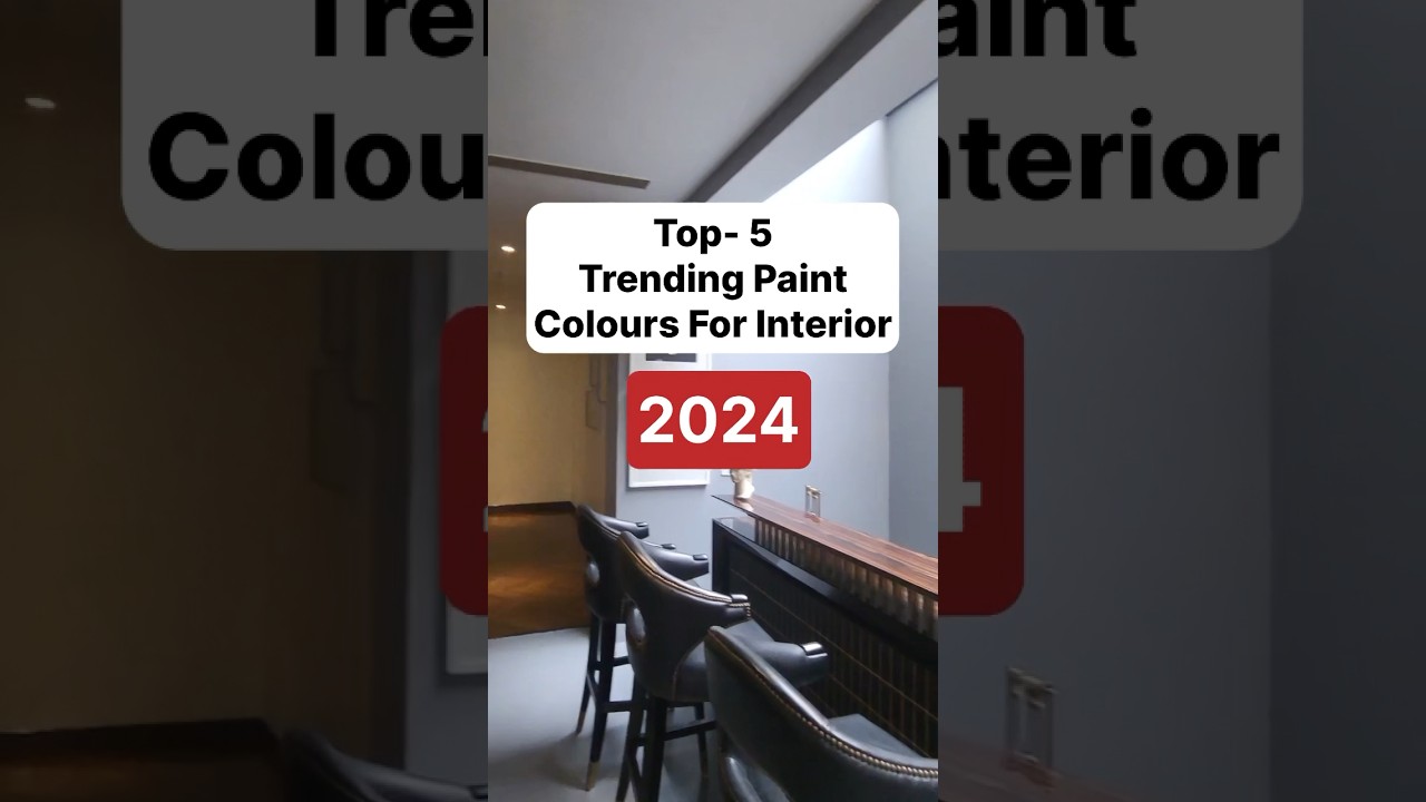 Best 2024 Paint Colours For Interior || Interior Paint Colours for Bedroom
