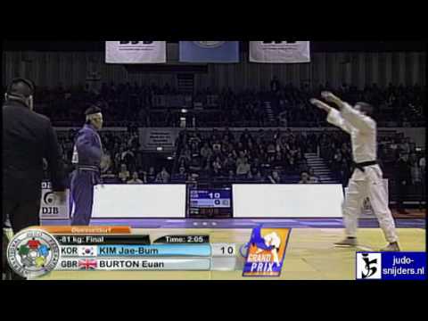 Judo 2010 Grand Prix Dusseldorf: Jae-Bum Kim (KOR) - Euan Burton (GBR) [-81kg] final