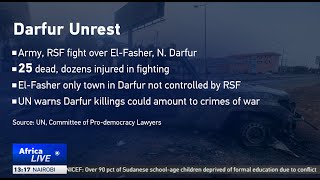 25 people killed, as Sudan army, RSF fight over key north Darfur town