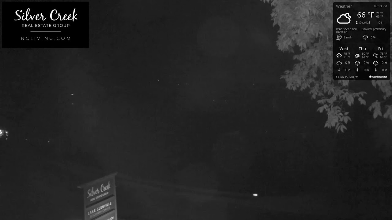 Live webcam view of Lake Glenville Marina View