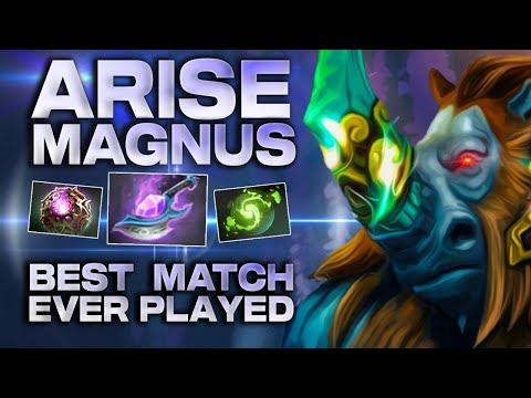 Ar1Se MAGNUS with his BEST Game EVER - 60min+ EPIC Comeback - solo carried 2x TI Winner