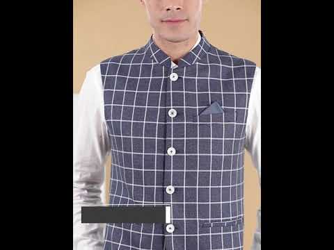 Next Look by Raymond Sleeveless Checkered Men Jacket Buy Next