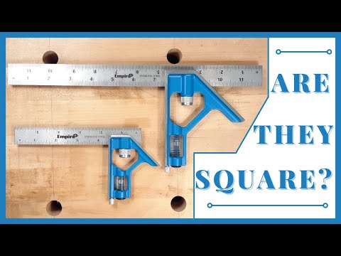 Empire 6" & 12" Combination Squares - Squareness Test