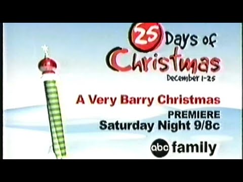 Abc Family 25 Days of Christmas Commercials 2005 (60fps) 