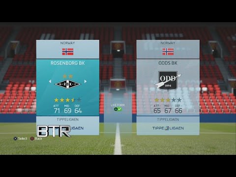 FIFA 16 Norwegian Tippeligaen Ratings & Kits