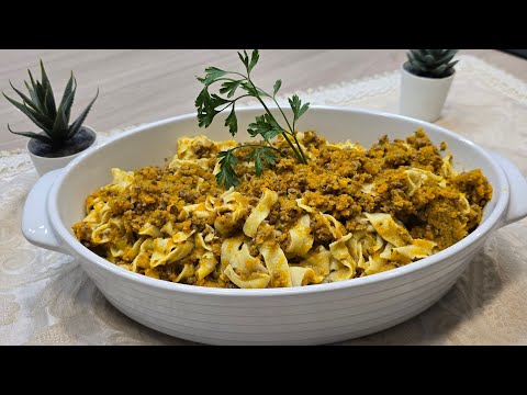 TAGLIATELLE FATTE IN CASA AL RAGU BIANCO BUONISSIME RICETTA FACILE - PASTA FRESCA FATTA IN CASA 