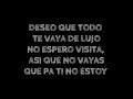 Que te vaya bonito letra - Rosana 