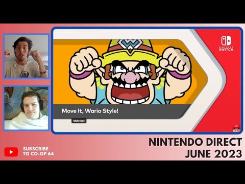 WARIO WARE MOVE IT REACTION - NINTENDO DIRECT JUNE 2023