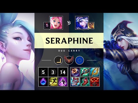 Seraphine Carry vs Ashe - EUW Grandmaster Patch 25.S1.2