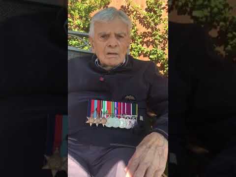 VE Day - WW2 Special Operations Veteran, Mr Hugh Birrell