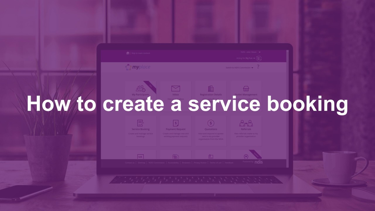 How to Create a Service Booking