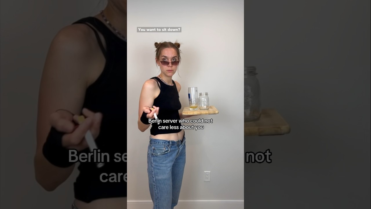 Berlin server who could not care less about you #shorts