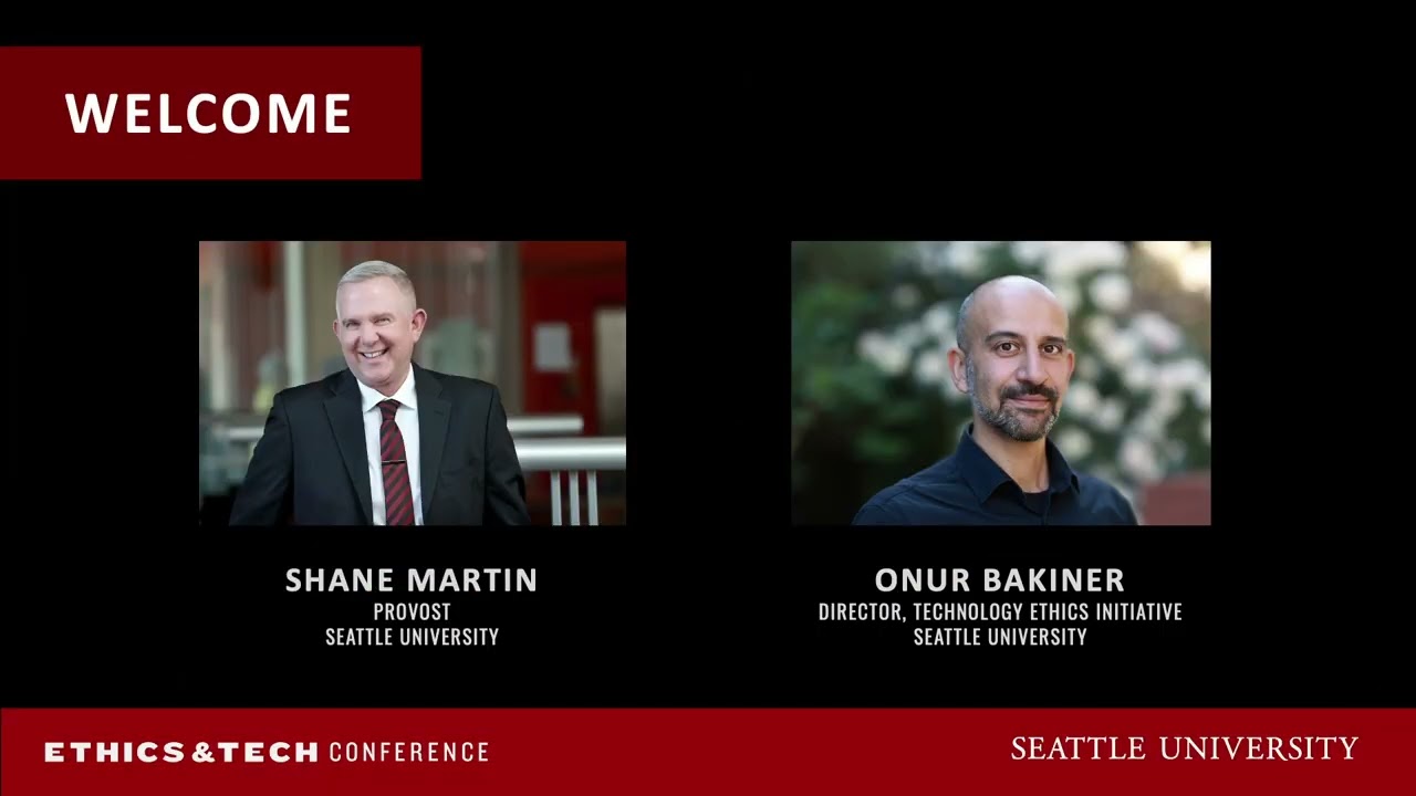 Opening Remarks for Ethics and Tech