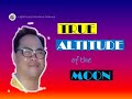 How To Compute The True Altitude Of The Moon Interpolation