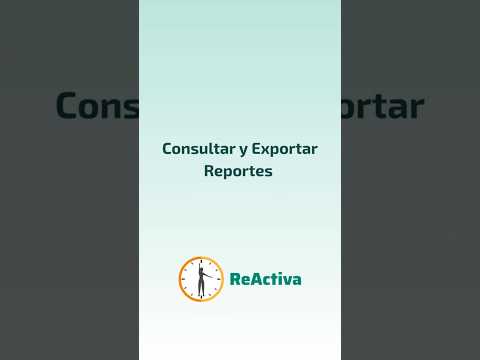 Consultar y exportar los reportes