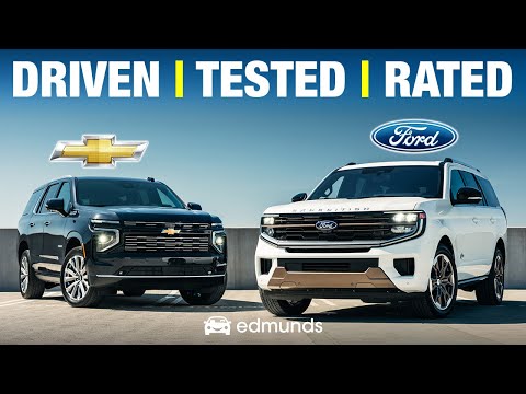 Thumbnail for Chevy Tahoe vs. Ford Expedition | Which Is the Best Big 3-Row SUV? by Chevrolet, Ford EXP, Full-size, SUV, video, Ford Expedition, Car, Vehicle, Truck, Ford EX, vide
