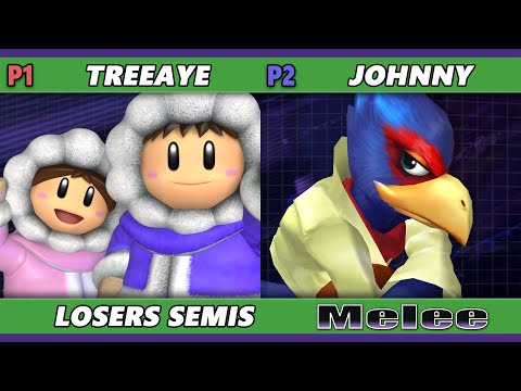 S@X 503 Losers Semis - Treeaye (Ice Climbers) Vs. Johnny (Falco) Smash Melee - SSBM