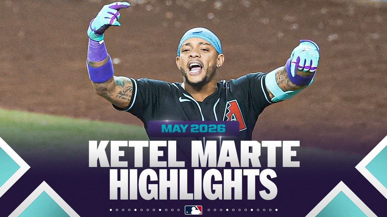 Ketel Marte led the charge for the Diamondbacks in a SCORCHING HOT May! 🔥 | MLB Highlights