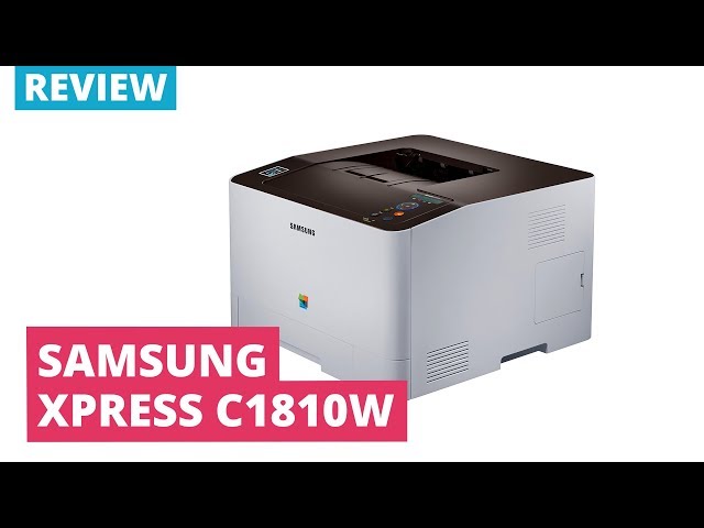 Samsung Xpress C1810w A4 Colour Laser Printer Sl C1810w See
