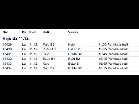 11.12.2021 PUMA B2 - EsLe B1