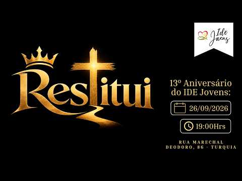 Culto Ao Vivo | Sábado | 26/09/2026
