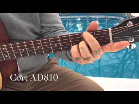 Cort AD810 Akustik Gitar - OP - Natural (Bi Kuple)