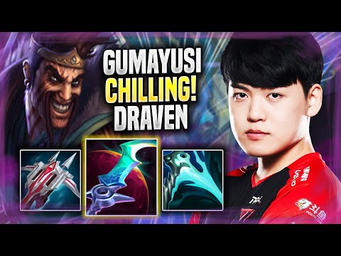 GUMAYUSI CHILLING WITH DRAVEN! - T1 Gumayusi Plays Draven ADC vs Senna! | Season 2022