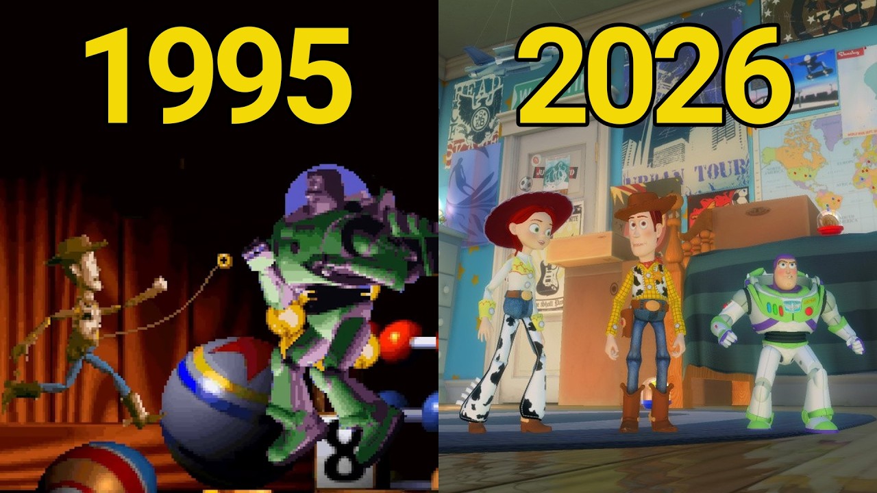 Evolution of Toy Story Games (1995-2026)