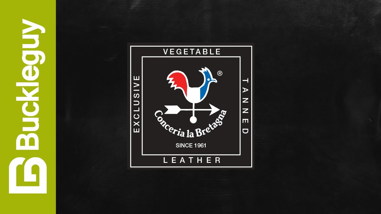 Conceria La Bretagna, Gaucho Oil | Black | Veg Tan Leather Demo