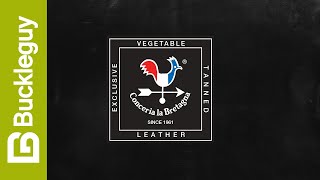 Conceria La Bretagna, Gaucho Oil | Black | Veg Tan Leather Demo