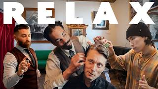 💈 Relaxing Barbershop Hair Styling Compilation | 7 Countries, One Calm Journey ✨