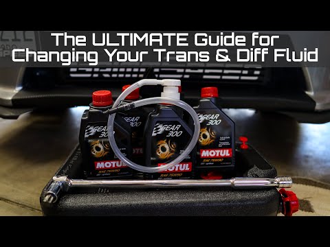 WRX Transmission + Rear Differential Fluid Change - The ULTIMATE Guide!