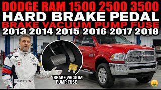 How to Fix Hard Brakes on Dodge Ram 1500/2500/3500 – Blown Fuse Check