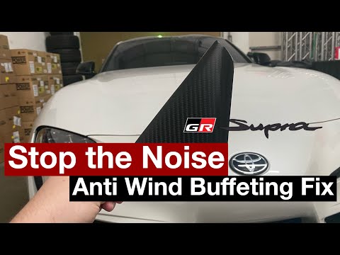 AMS Anti Wind Buffeting Fix for -A90 Supra
