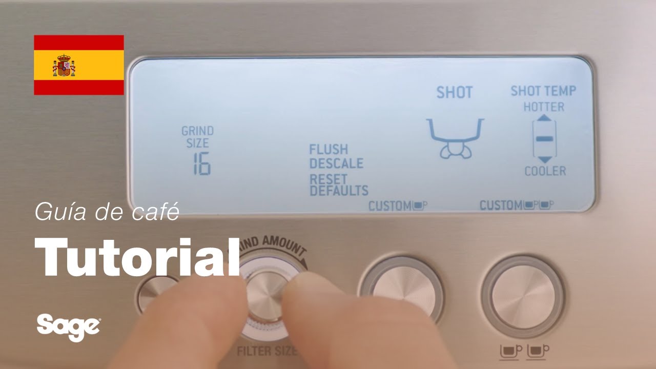 Cómo ajustar el volumen y la temperatura del disparo