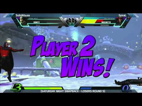 UMVC3: SolidAbyss vs SpiraL - Saturday Night Snapback 6.1