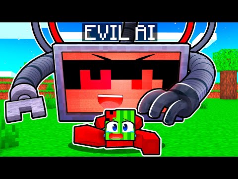 Sunny - Pranking My Friend As EVIL AI In Minecraft!