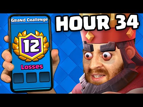 Noob Plays Clash Royale for 34 Hours Straight... Heres What Happened...