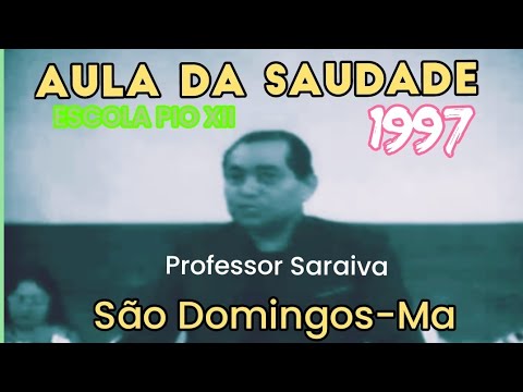 AULA DA SAUDADE NA ESCOLA PIO //XII SÃO DOMINGOS DO MARANHÃO 