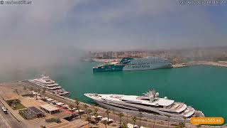 3 vídeos timelapse: El taró llegó a Málaga - Vídeos grabados de nuestras webcams 5/6/2025