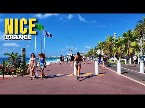 Nice France Walking Tour 4K The Heart of the French Riviera 2025