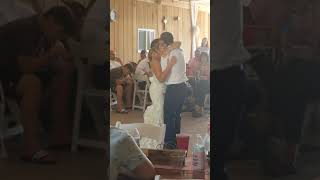 &quot;Daddy Dance With Me&quot; bride sings &amp; records song &amp; plays during Daddy/daughter dance at her wedding.